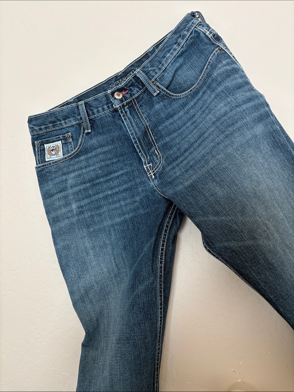 Cinch Men’s Dark Blue Straight Jeans